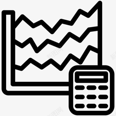 计算器图标免抠PNG图表分析计算器图标图标