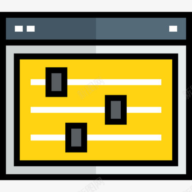 网页优化滑块网页8线性颜色图标图标