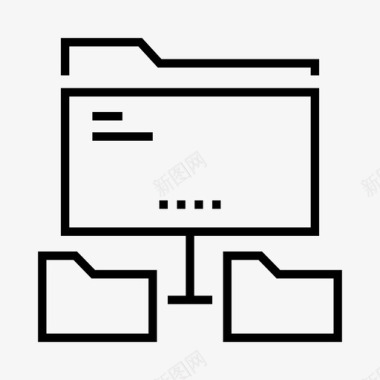 电影器材矢量图文件夹数据数据流图标图标