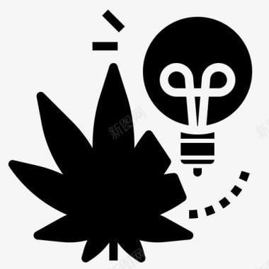 大麻点子大麻创意图标图标