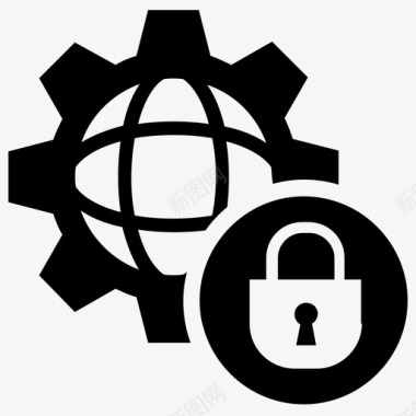 公共标识安全在线安全网络安全互联网安全图标图标