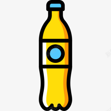 水瓶美食黄色图标图标