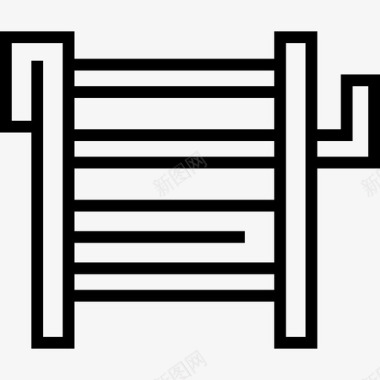 工业机器工业机器人工厂机械5线性图标图标