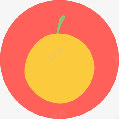 橘子食物夏日水果图标图标