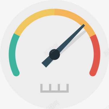 球形摆锤速度表球形图标扁平图标