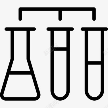 毕业教育图标化学科学和教育线性图标图标