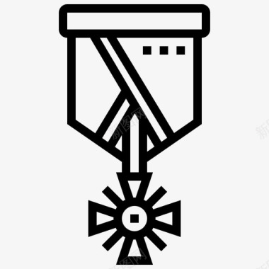 英勇勋章图标图标
