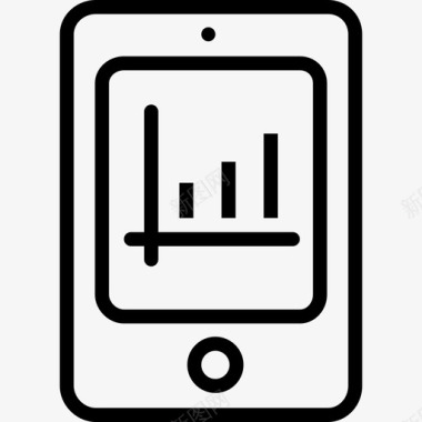 平板矢量平板电脑商务13线性图标图标