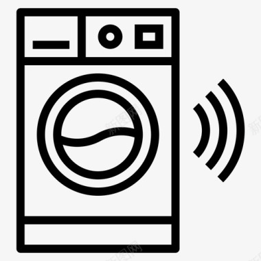 蓝牙连接洗衣机wifi设备连接图标图标