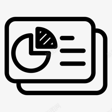 饼图分析描述图标图标