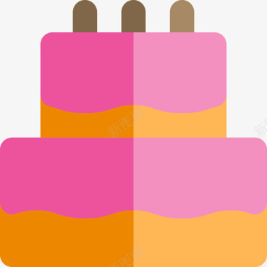 生日蛋糕餐厅2公寓图标图标