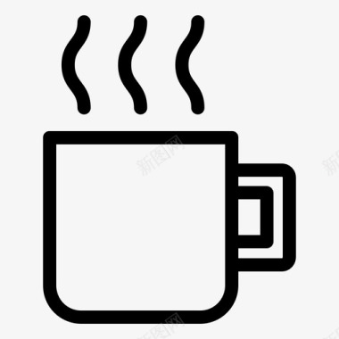 咖啡杯杯子茶杯图标图标