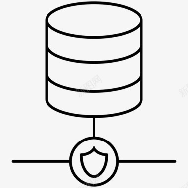 对大纲数据库安全隐私安全图标图标