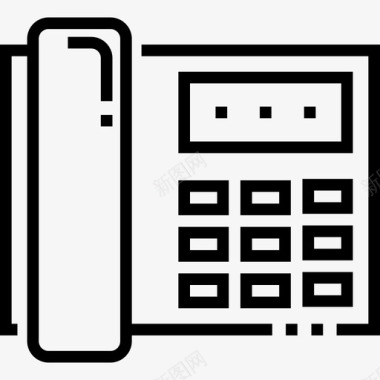 通信电话通信和媒体5线性图标图标