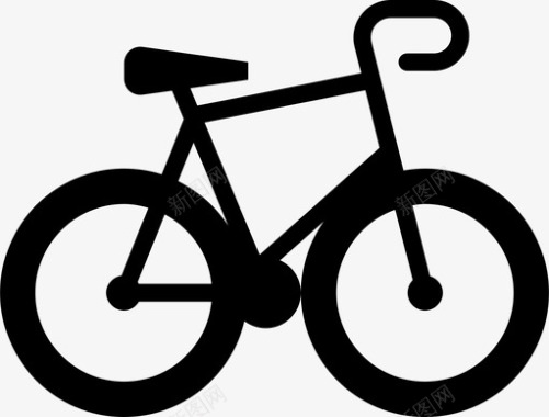 自行车娱乐运动图标图标