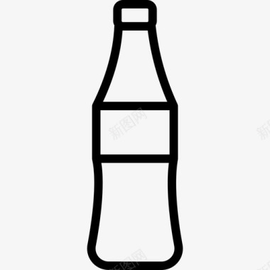 瓶子食品和饮料2线性图标图标