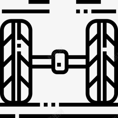 车辆定位图车轮定位车辆维修直线图标图标