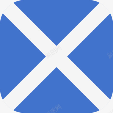 苏格兰国际国旗3圆形广场图标图标