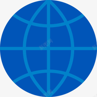 欧式元素全球商业元素5扁平图标图标