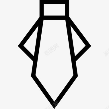 领带时尚商务元素图标图标