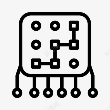 人工牛黄模式识别人工智能计算机图标图标