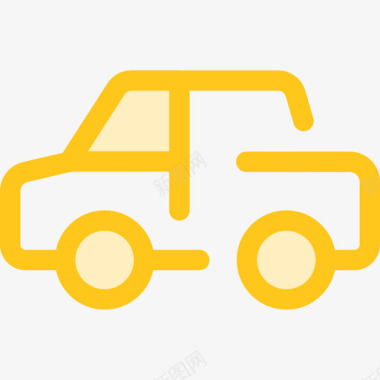 运输轿车运输10黄色图标图标
