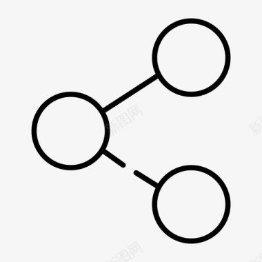 矢量ui共享业务连接图标图标