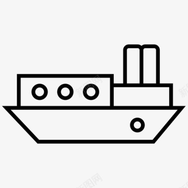 船舶航运海运夏普图标图标