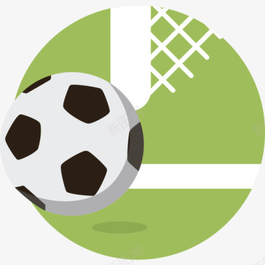 足球运动色彩运动元素图标图标