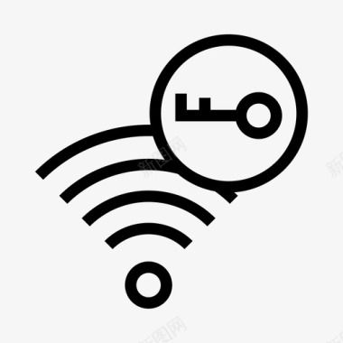 wifi键锁rss图标图标