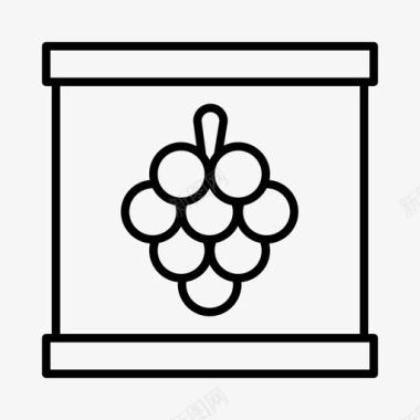 酒柜葡萄园葡萄栽培图标图标