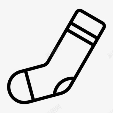 运动种类标志袜子脚腿图标图标