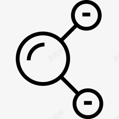 分子分子科学4线性图标图标