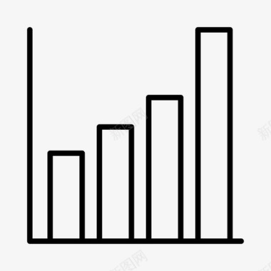 信息图表柱状图业务图表图标图标