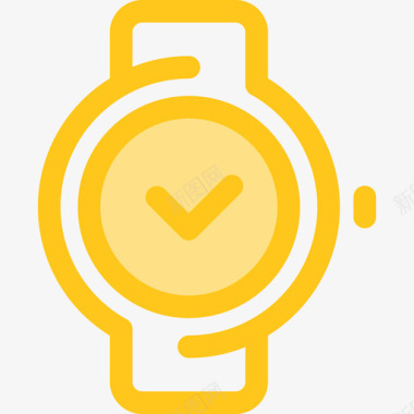 手表用户界面10黄色图标图标