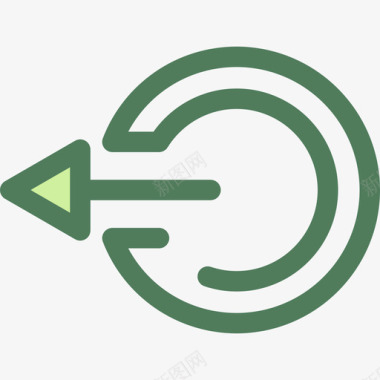 注销网络按钮4绿色图标图标