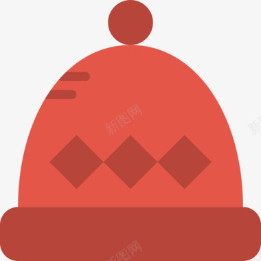 冬季帽婴儿13平顶图标图标