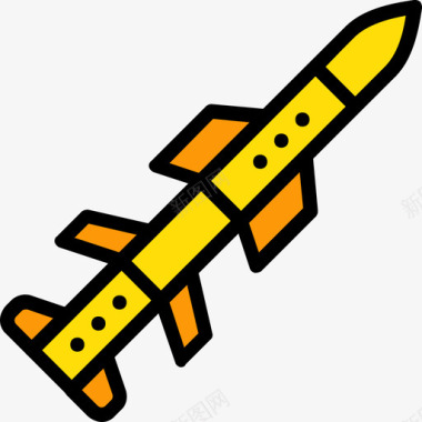 火箭太空13号黄色图标图标