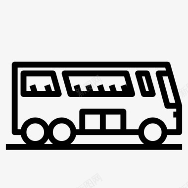 公共标识安全公共汽车交通图标图标