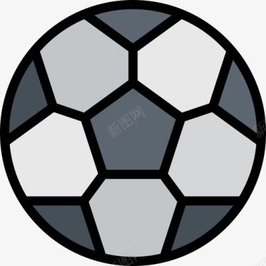 足球运动线条颜色线条颜色图标图标
