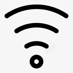 wlan信号wifi满互联网信号图标高清图片