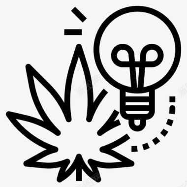 大麻点子大麻创意图标图标