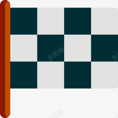 赛车旗赛车运动器材2平板图标图标