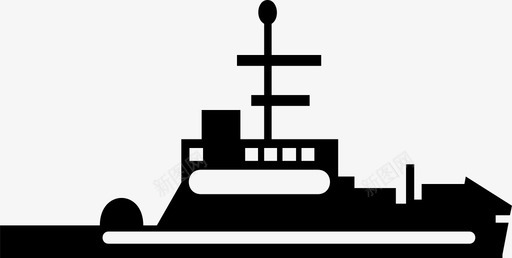 轮船船大船游船图标图标