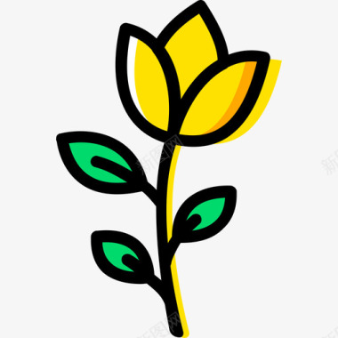 玫瑰花园2黄色图标图标