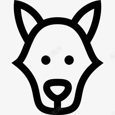 狼的性格狼动物8直系图标图标