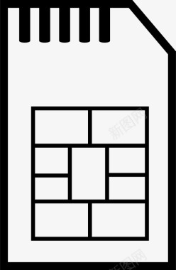 sim卡手机数据图标图标