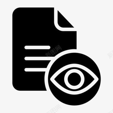 眼睛洞察眼睛文件文件和文件夹图标图标