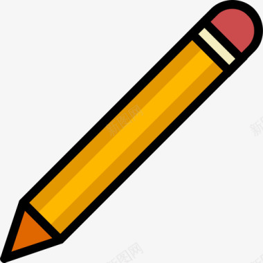 铅笔元素线颜色图标图标