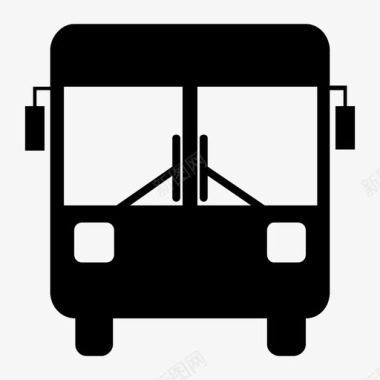 校车公共汽车驾驶项目交通图标图标